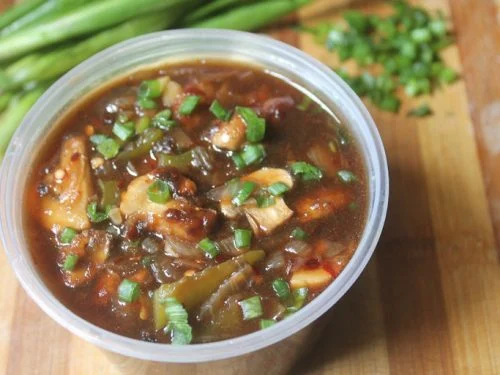 Mushroom Chilli Gravy